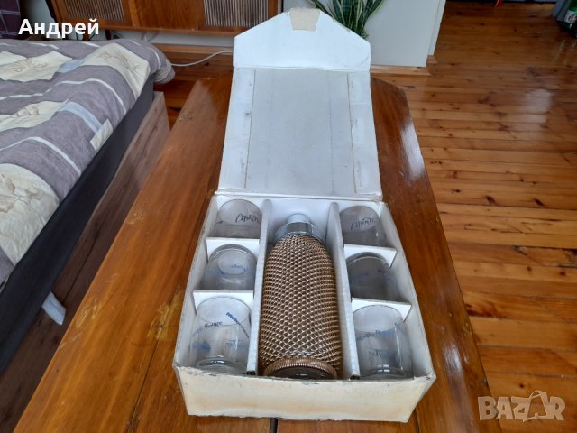 Стар комплект за шейк,шейкър, снимка 3 - Антикварни и старинни предмети - 32722185