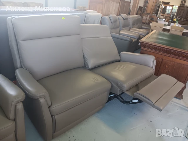 Холна гарнитура  - диван двойка с релакс функция и фотьойл , снимка 3 - Други стоки за дома - 51090451