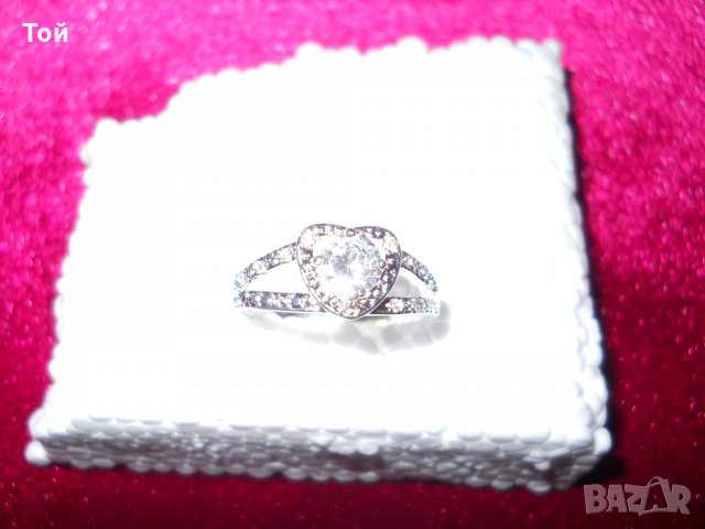 Продавам нов  сребърен пръстен, снимка 2 - Пръстени - 23036992
