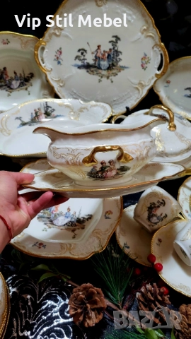 Сервиз за хранене и кафе Rosenthal Sanssouci Hoeroldt Arkadien , снимка 12 - Сервизи - 52774701