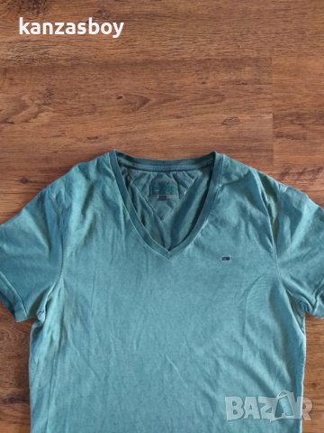 tommy hilfiger - страхотна мъжка тениска 70с, снимка 4 - Тениски - 37287993