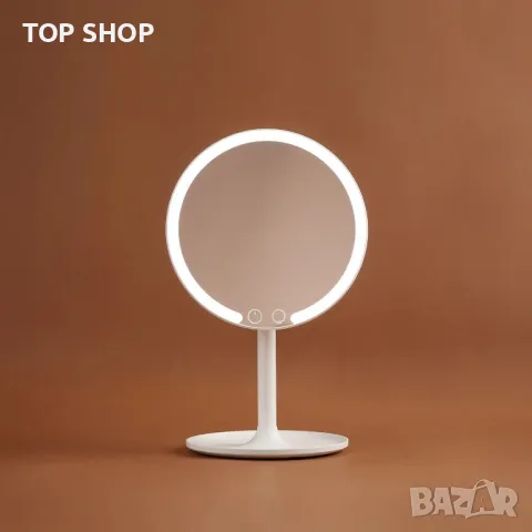 Easehold LED козметично огледало 10X увеличително акумулаторно огледало за грим със светлини