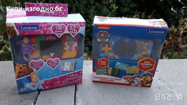LEXIBOOK - Джобна преносима конзола Cyber ​​​​Arcade Princesses на Disney или Paw Patrol, 150 игри , снимка 4 - Електрически играчки - 37576833
