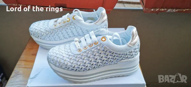 Оригинални маркови дамски кожени сникърси BALDININI TREND - 37 номер