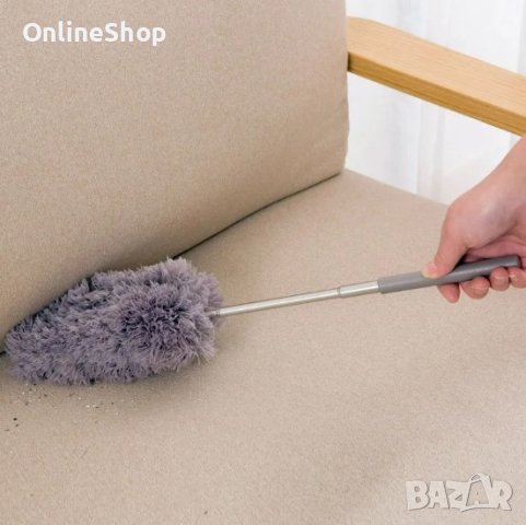 Домакинска четка за почистване на прах и паяжини с телескопична дръжка, снимка 4 - Други стоки за дома - 43448777