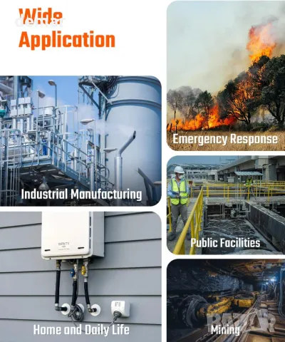 Газов детектор 4 в 1 TopTes Guard-156, за H2S, CO, LEL и O2, режими на тройна аларма, снимка 6 - Други стоки за дома - 48196138