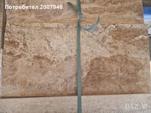 Травертин Ноче 1.2х61х30.5 - 48 лв./кв.м.с ДДС, снимка 4 - Облицовки - 50491502