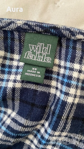 Plaid Flannel Babydoll Dress , снимка 7 - Рокли - 51822287