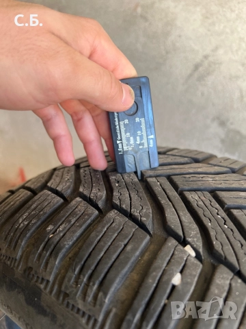 Зимни гуми Michelin Alpin 6- 2бр., снимка 2 - Гуми и джанти - 52117095
