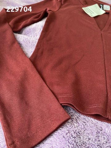 Дамска блуза H&M нова с етикет, снимка 2 - Блузи с дълъг ръкав и пуловери - 32563902