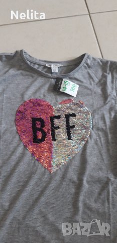 Тениска BFF - размер 164, снимка 3 - Детски тениски и потници - 32793941