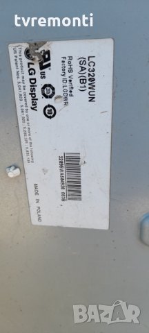 TCon BOARD LG display Co ,LC320WUN CONTROL PCB P/N 6870C-0230A, снимка 3 - Части и Платки - 33154640