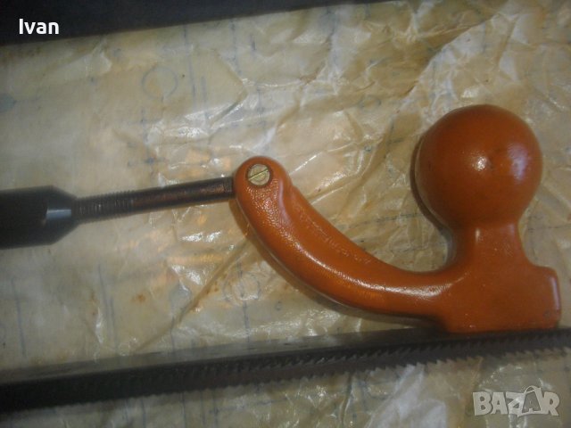 Ново Българско Старо Качество Ръчно Автотенекеджийско Ренде За Меки Метали-350мм-ЗИМ Габрово-1984г, снимка 9 - Други инструменти - 43396407