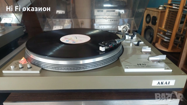  Напълно автоматичен AKAI AP-207 direct drive, fully automatic, снимка 2 - Грамофони - 53473880
