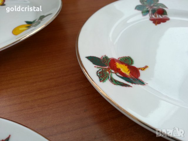 Стар български порцелан чинии , снимка 5 - Антикварни и старинни предмети - 37488390
