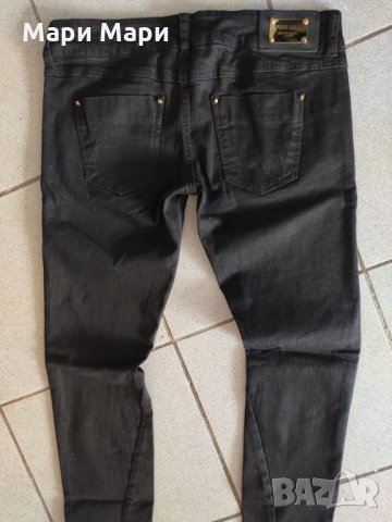 Pause Jeans черни дънки с капси, снимка 3 - Дънки - 28434755