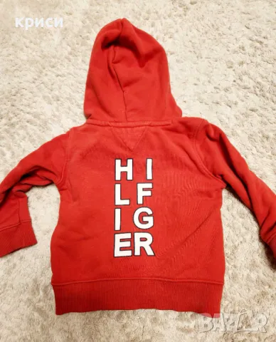 Детски суитчър Tommy Hilfiger оригинален размер 92, снимка 6 - Бебешки блузки - 48911076