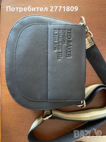 Кожена дамска чанта Ted Baker, снимка 4 - Чанти - 49989485