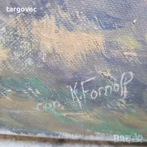 красива ловна картина лов с кучета, снимка 3 - Картини - 47679088