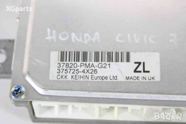 Компютър двигател за Honda Civic 7-ген. 1.4i 90 к.с. (2001-2006) 37820-PMA-G21, снимка 2 - Части - 43568995