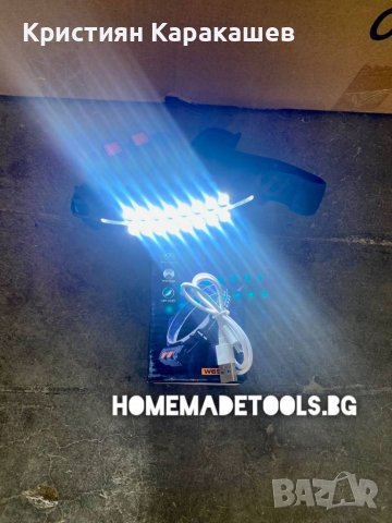 Мек челник с Бяла и Червена светлина със зарядно TYPE C, снимка 5 - Къмпинг осветление - 40199163