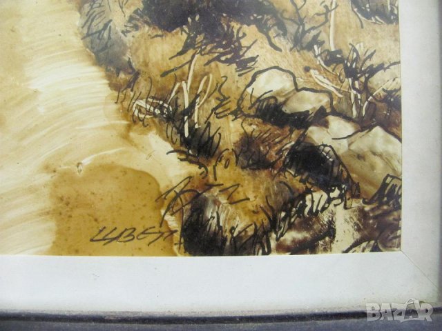 Картина на Художника Цветан Цветанов Смесена Техника, снимка 4 - Картини - 43127923