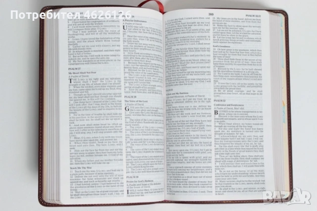 Библия Крал Джеймс/ Bible KJV, снимка 8 - Други - 53241775