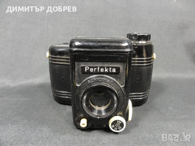 СТАР РЕТРО СОЦ ГДР БАКЕЛИТОВ ФОТОАПАРАТ PERFEKTA, снимка 2 - Антикварни и старинни предмети - 51394848