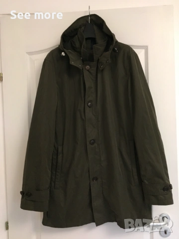 Massimo Dutti дамско яке в цвят олив размер М, снимка 13 - Якета - 53442796