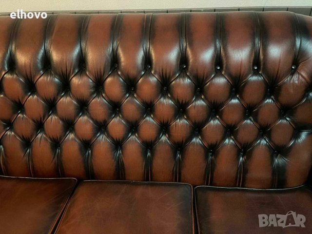 Диван 3-ка+2фотьойла стил „Честърфийлд“, снимка 5 - Дивани и мека мебел - 43326369