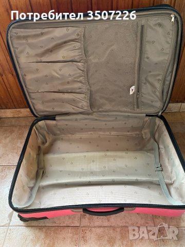 Розов куфар двойно разпъване много лек 5.3 кг перфектно състояние, снимка 12 - Други - 38184824