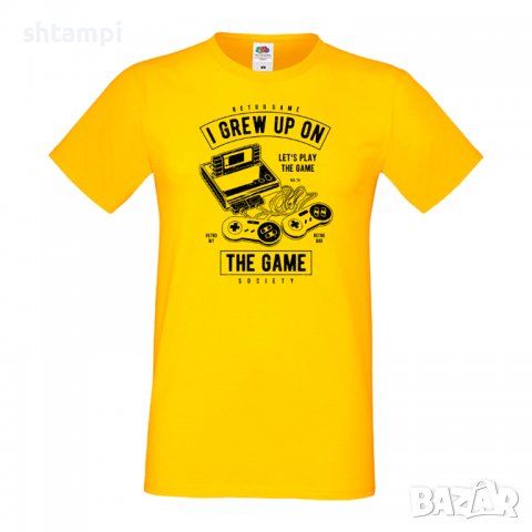 Мъжка тениска Grew Up On The Game,Игра,геймър,Изненада,Подарък,Празник , снимка 8 - Тениски - 36812347