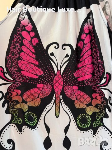 Рокля с пеперуда 🦋 , снимка 2 - Рокли - 43946525