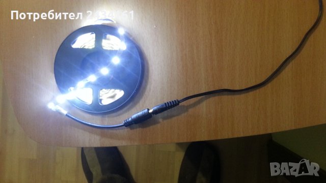 Лед ленти, 5 метра - 60 лед светлини на метър , снимка 3 - Лед осветление - 30340259