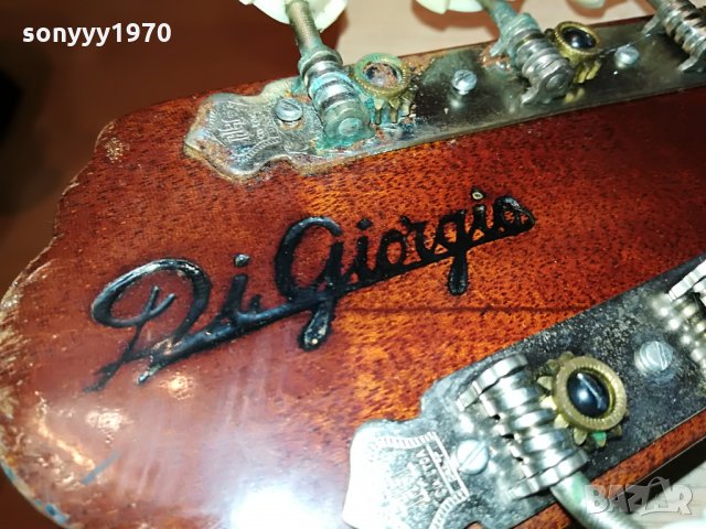 Vintage Di Giorgio Classic No. 6 Brazilian Guitar 1206211951, снимка 7 - Китари - 33194555
