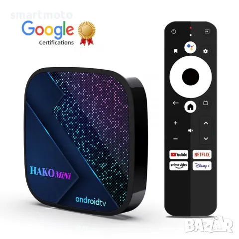 HAKOMiNi Amlogic S905Y4 2GB/8GB Google Сертификат андроид 11, снимка 1