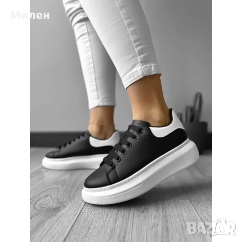 Дамски маратонки от еко кожа , снимка 5 - Маратонки - 49530910