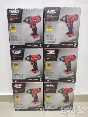 Ударен винтоверт на батерия Ferm Impact Driver , снимка 1 - Винтоверти - 42991256