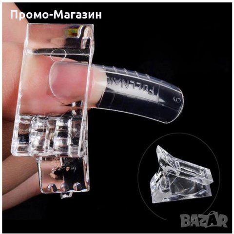 Помощни щипки при работа с поли гел/Щипки за маникюр, снимка 2 - Продукти за маникюр - 35092893