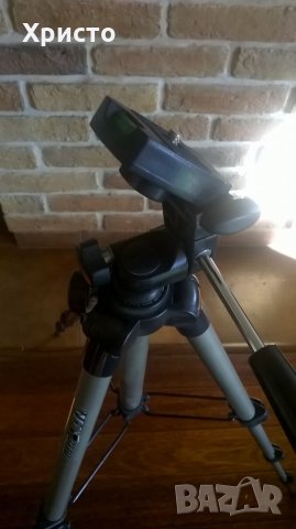 стойка за фотоапарат трипод, с нивелир и телескопични крака, снимка 4 - Чанти, стативи, аксесоари - 27424701