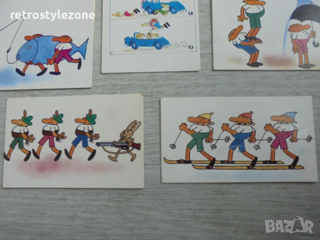 № 8170 Лот от 10 броя календарчета - Серия "Тримата глупаци"  , снимка 4 - Други ценни предмети - 51291550