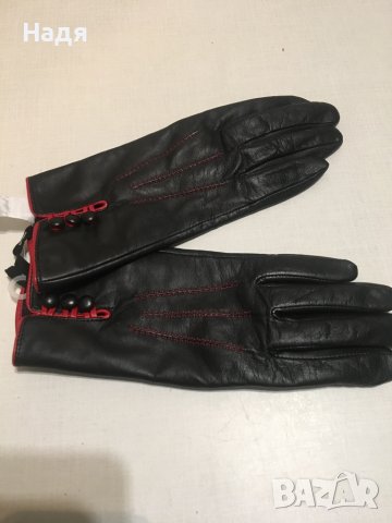 Кожени дамски ръкавици - мярка М