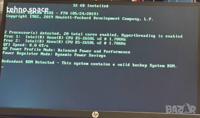 Сървър HP DL380p gen 8- много подходящ за Дата База, снимка 4 - Работни компютри - 52188516