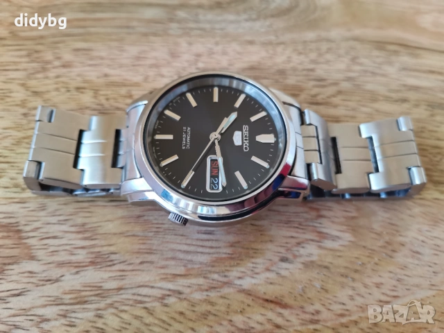 Seiko 5 Автоматик 21 Jewels, снимка 6 - Мъжки - 53114047