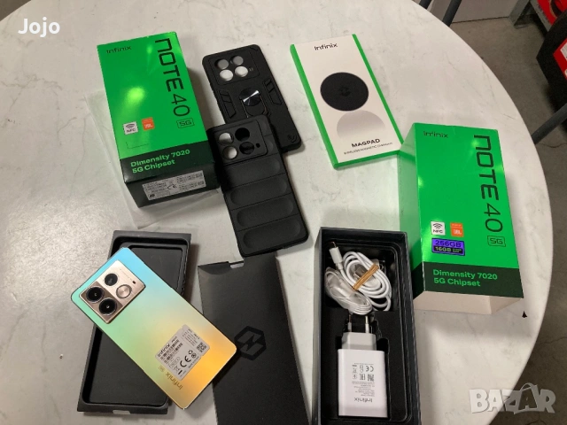 Infinix Note 40 5G като нов, снимка 3 - Други - 53464496