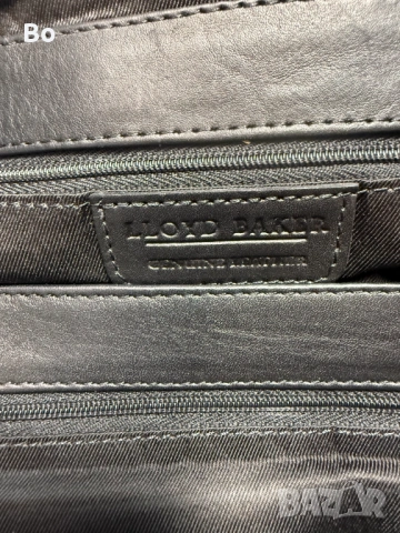 Кожена раница Lloyd Baker – черна, снимка 2 - Раници - 53415118