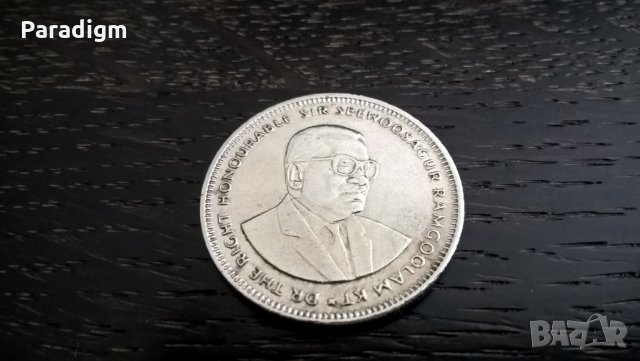 Монета - Мавриций - 1 рупия | 1987г., снимка 2 - Нумизматика и бонистика - 27240398