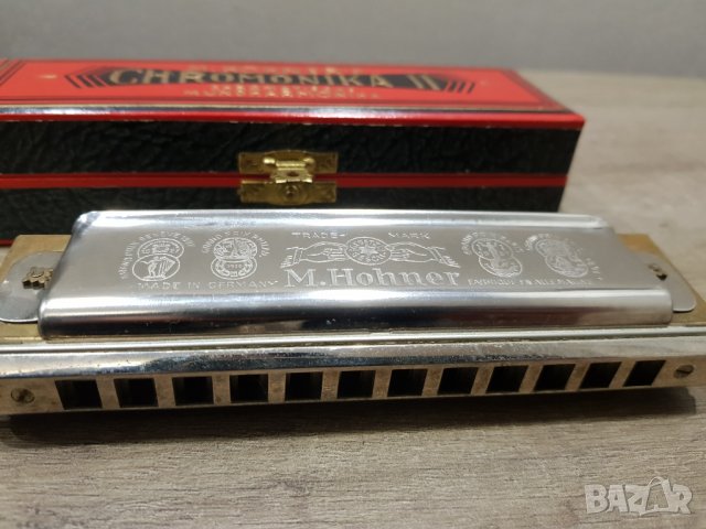 Хармоника M Hohner "CHROMONIKA II" с оригинална кутия 1945г, снимка 7 - Други - 38775403