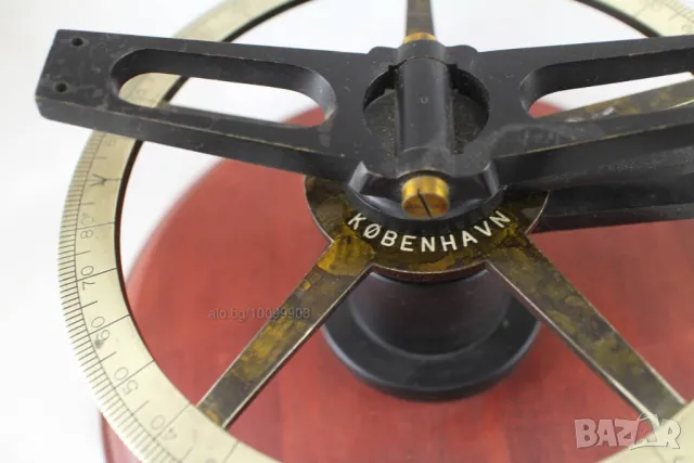 600 Корабен пеленгатор от плътен месинг., снимка 4 - Антикварни и старинни предмети - 50104435