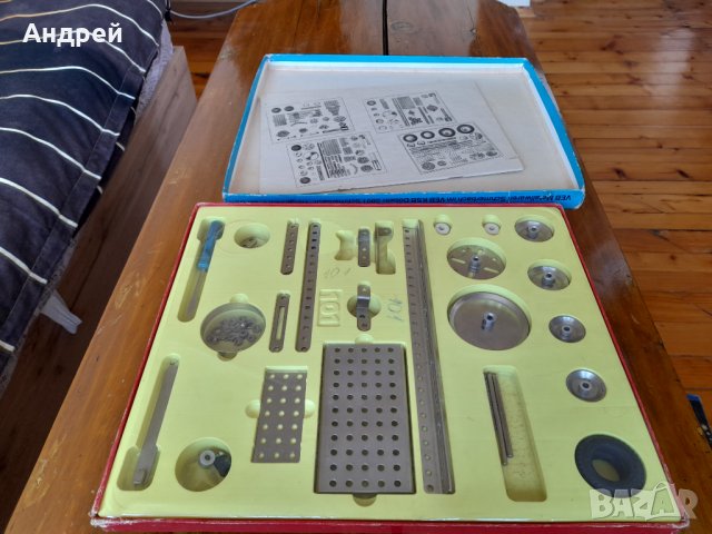 Стар метален конструктор Construction 101, снимка 3 - Други ценни предмети - 36814808